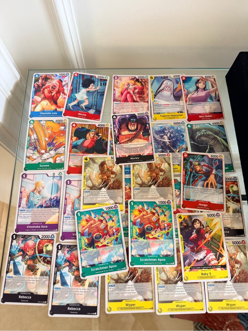 ONE PIECE Manga Series Card Game Assorted Lot X 27 BRAND NEW